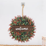 Maxbell 14" Simulated Lavender Front Door Wreath Wall Decoration  Style A