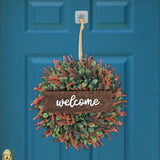 Maxbell 14" Simulated Lavender Front Door Wreath Wall Decoration  Style A