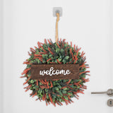 Maxbell 14" Simulated Lavender Front Door Wreath Wall Decoration  Style A