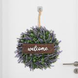 Maxbell 14" Simulated Lavender Front Door Wreath Wall Decoration  Style C