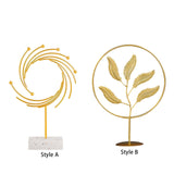 Maxbell Metal Abstract Statue Figurine Table Decoration Decorative for Cafe Bar