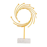 Maxbell Metal Abstract Statue Figurine Table Decoration Decorative for Cafe Bar