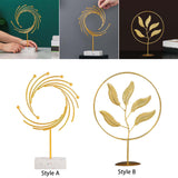 Maxbell Metal Abstract Statue Figurine Table Decoration Decorative for Cafe Bar