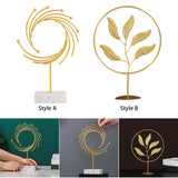 Maxbell Metal Abstract Statue Figurine Table Decoration Decorative for Cafe Bar