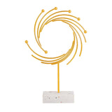 Maxbell Metal Abstract Statue Figurine Table Decoration Decorative for Cafe Bar