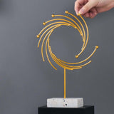 Maxbell Metal Abstract Statue Figurine Table Decoration Decorative for Cafe Bar