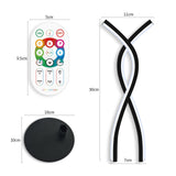 Maxbell RGB Table Lamp Ambient Light Bar Desk Lamp for Office Multifunctional Modern