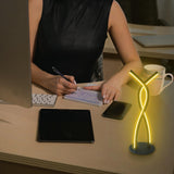 Maxbell Smart RGB Table Lamp Ambient Lighting Desk Decoration for Living Room Modern