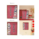 Maxbell Chinese Wall Painting Creative Gift New Year Decoration for Home Living Room Style A
