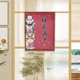 Maxbell Chinese Wall Painting Creative Gift New Year Decoration for Home Living Room Style B