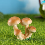 Maxbell 9Pcs Mini Mushrooms Figurines Miniature Garden Ornaments for Cake Decoration