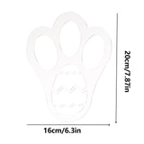 Maxbell Easter Bunny Footprint Stencil Easter Eggs Painting Stencil for Party Garden