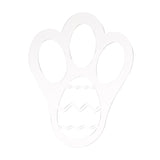 Maxbell Easter Bunny Footprint Stencil Easter Eggs Painting Stencil for Party Garden
