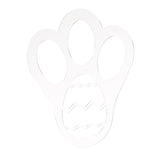 Maxbell Easter Bunny Footprint Stencil Easter Eggs Painting Stencil for Party Garden