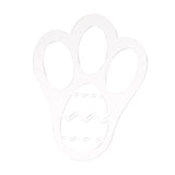 Maxbell Easter Bunny Footprint Stencil Easter Eggs Painting Stencil for Party Garden