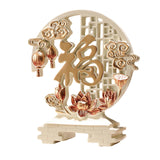 Maxbell Fu Character Statue Tabletop Ornament for Bookshelf Office Table Centerpiece