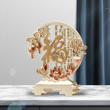 Maxbell Fu Character Statue Tabletop Ornament for Bookshelf Office Table Centerpiece