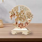 Maxbell Fu Character Statue Tabletop Ornament for Bookshelf Office Table Centerpiece