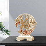 Maxbell Fu Character Statue Tabletop Ornament for Bookshelf Office Table Centerpiece