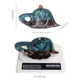 Maxbell Backflow Incense Holder Figurine Creative Aroma Ornament for Desk Table Yoga