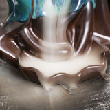 Maxbell Backflow Incense Holder Figurine Creative Aroma Ornament for Desk Table Yoga