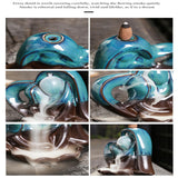 Maxbell Backflow Incense Holder Figurine Creative Aroma Ornament for Desk Table Yoga