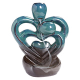 Maxbell Backflow Incense Burner Collection Love Heart Statue for Living Room Bedroom