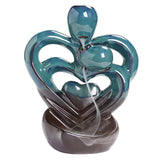 Maxbell Backflow Incense Burner Collection Love Heart Statue for Living Room Bedroom