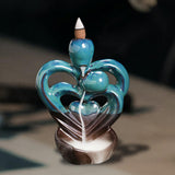 Maxbell Backflow Incense Burner Collection Love Heart Statue for Living Room Bedroom