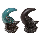 Maxbell Backflow Incense Burner Gift Table Centerpiece for Spa Table Living Room Blue