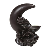 Maxbell Backflow Incense Burner Gift Table Centerpiece for Spa Table Living Room Black