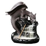 Maxbell Backflow Incense Burner Dragon Waterfall Incense Burner for Table Meditation