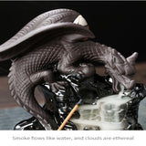 Maxbell Backflow Incense Burner Dragon Waterfall Incense Burner for Table Meditation