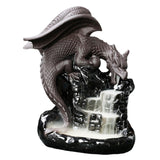 Maxbell Backflow Incense Burner Dragon Waterfall Incense Burner for Table Meditation