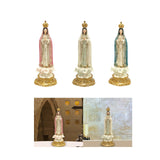 Maxbell Our Lady of Fatima Figure Resin Chapel Collection Blessed Mary Statue pink