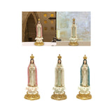 Maxbell Our Lady of Fatima Figure Resin Chapel Collection Blessed Mary Statue pink