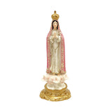 Maxbell Our Lady of Fatima Figure Resin Chapel Collection Blessed Mary Statue pink
