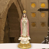 Maxbell Our Lady of Fatima Figure Resin Chapel Collection Blessed Mary Statue pink