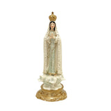 Maxbell Our Lady of Fatima Figure Resin Chapel Collection Blessed Mary Statue beige