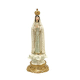 Maxbell Our Lady of Fatima Figure Resin Chapel Collection Blessed Mary Statue beige