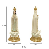 Maxbell Our Lady of Fatima Figure Resin Chapel Collection Blessed Mary Statue beige