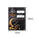 Maxbell Ramadan Advent Calendar Refrigerator Magnet for Home Kitchen Decor Versatile Style A