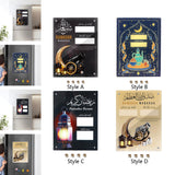 Maxbell Ramadan Advent Calendar Refrigerator Magnet for Home Kitchen Decor Versatile Style A