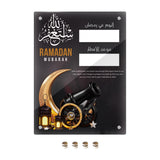 Maxbell Ramadan Advent Calendar Refrigerator Magnet for Home Kitchen Decor Versatile Style A