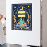 Maxbell Ramadan Advent Calendar Refrigerator Magnet for Home Kitchen Decor Versatile Style B