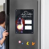 Maxbell Ramadan Advent Calendar Refrigerator Magnet for Home Kitchen Decor Versatile Style C