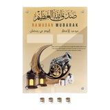 Maxbell Ramadan Advent Calendar Refrigerator Magnet for Home Kitchen Decor Versatile Style D