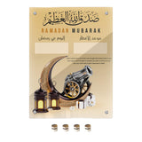 Maxbell Ramadan Advent Calendar Refrigerator Magnet for Home Kitchen Decor Versatile Style D