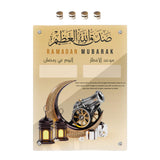 Maxbell Ramadan Advent Calendar Refrigerator Magnet for Home Kitchen Decor Versatile Style D