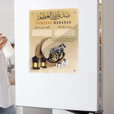 Maxbell Ramadan Advent Calendar Refrigerator Magnet for Home Kitchen Decor Versatile Style D